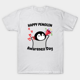 Penguin Awareness Day (20th January) T-Shirt